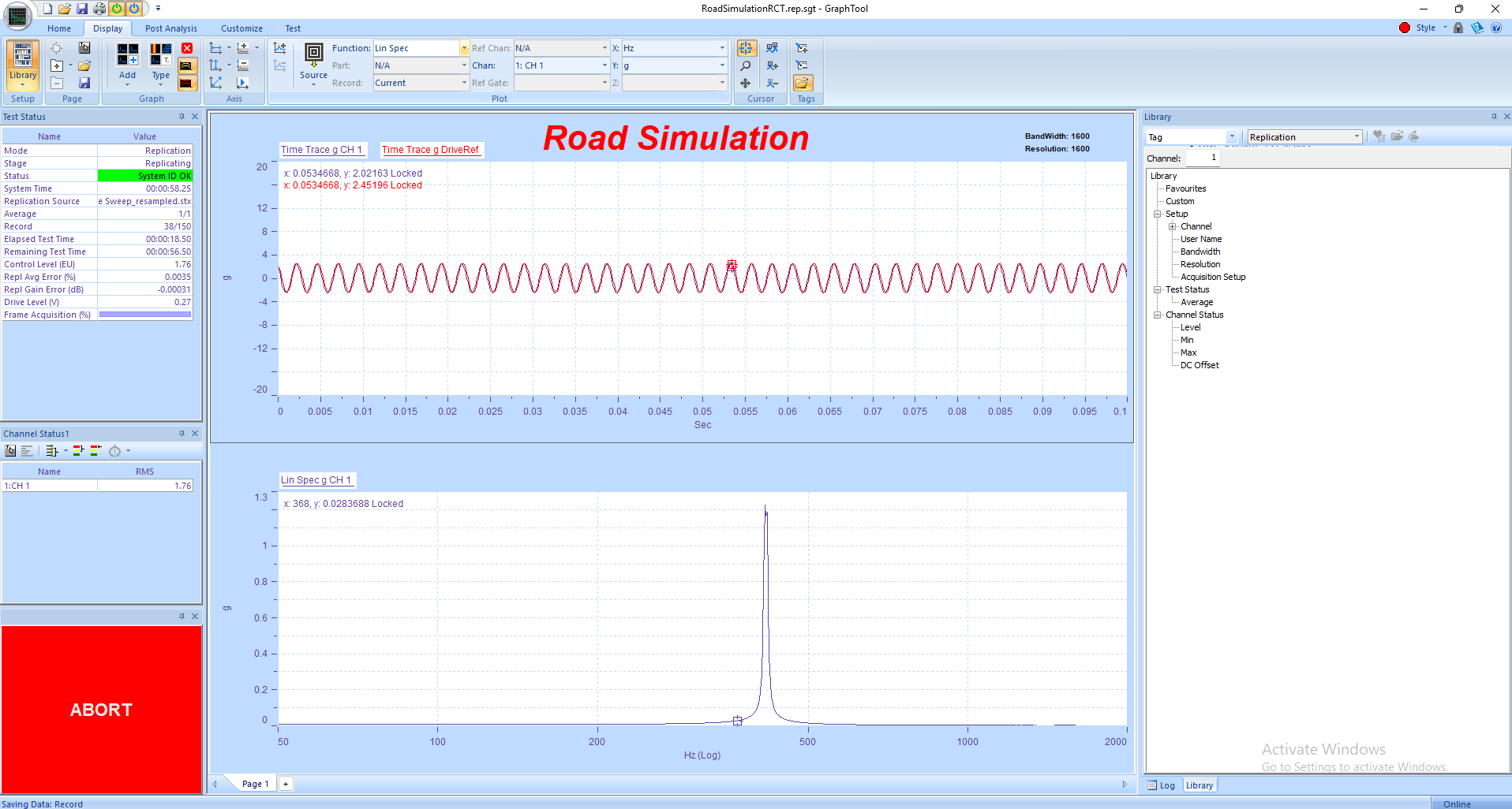 Road Simulation
