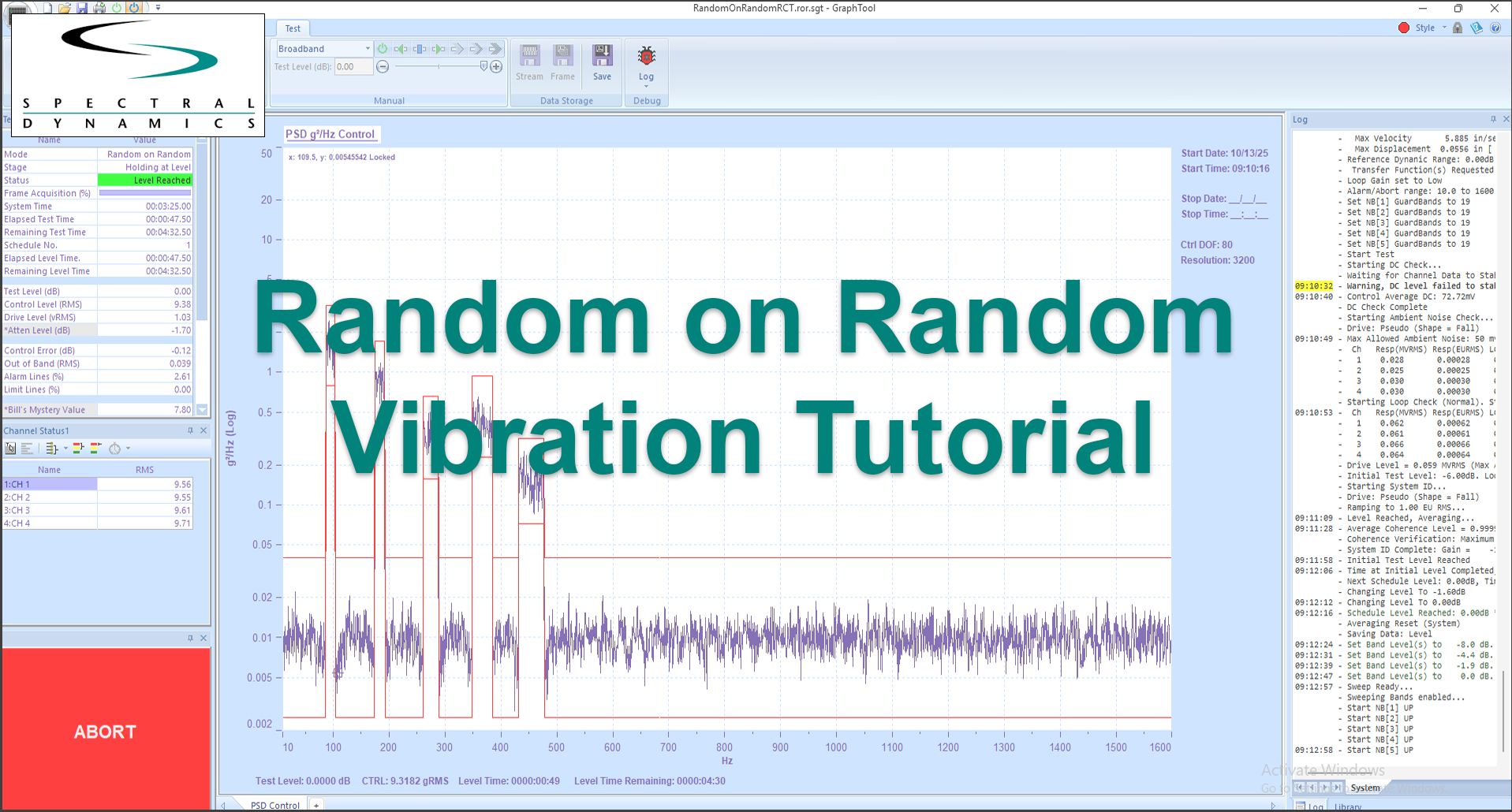 Random on Random Vibration Tutorial