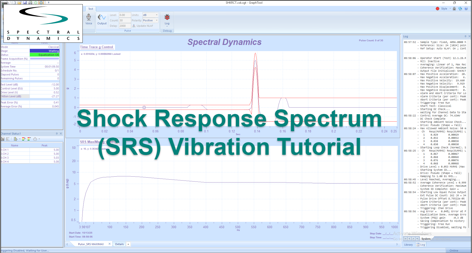 Shock Response Spectrum (SRS) Vibration Tutorial
