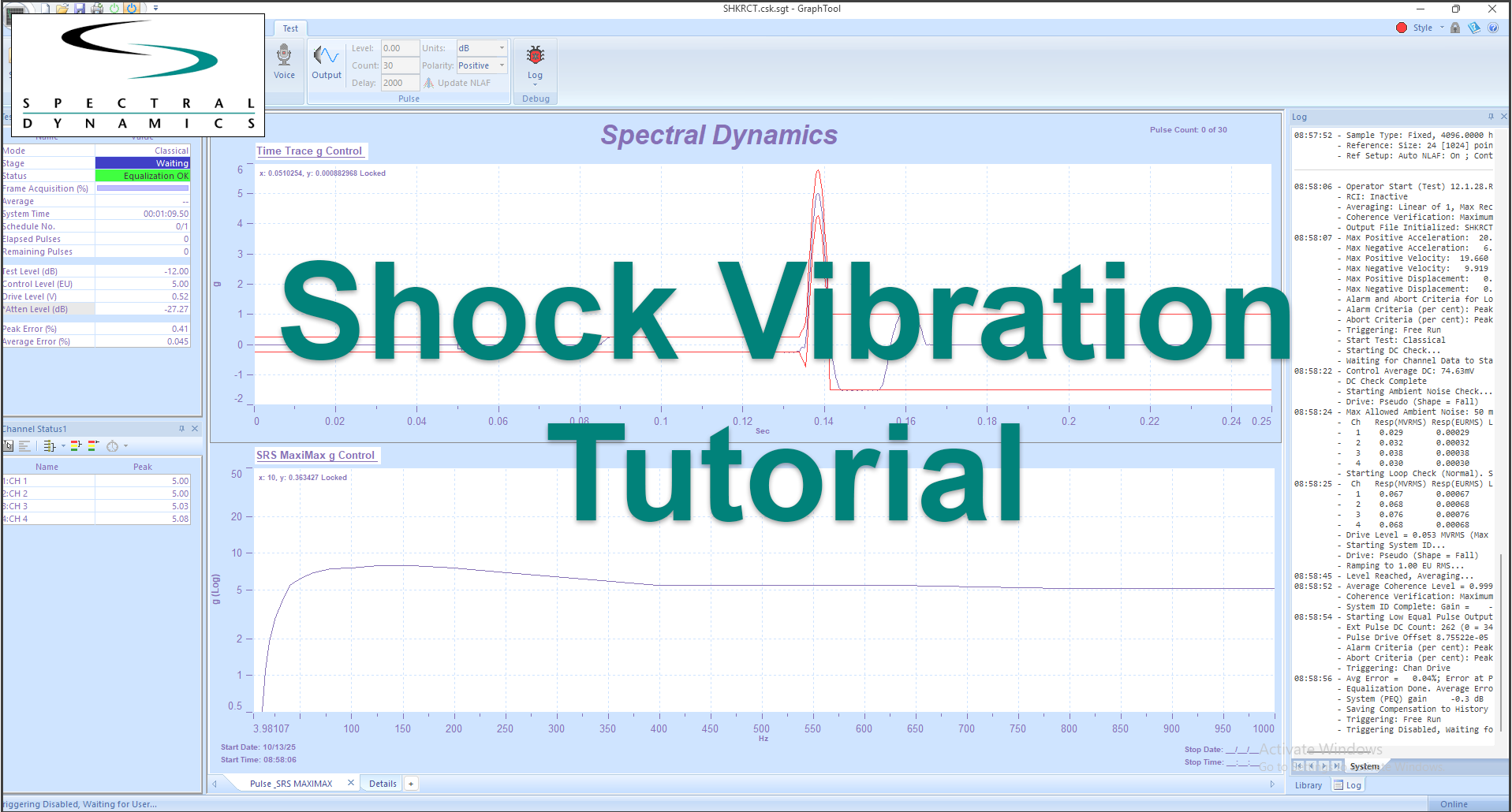 Shock Vibration Tutorial